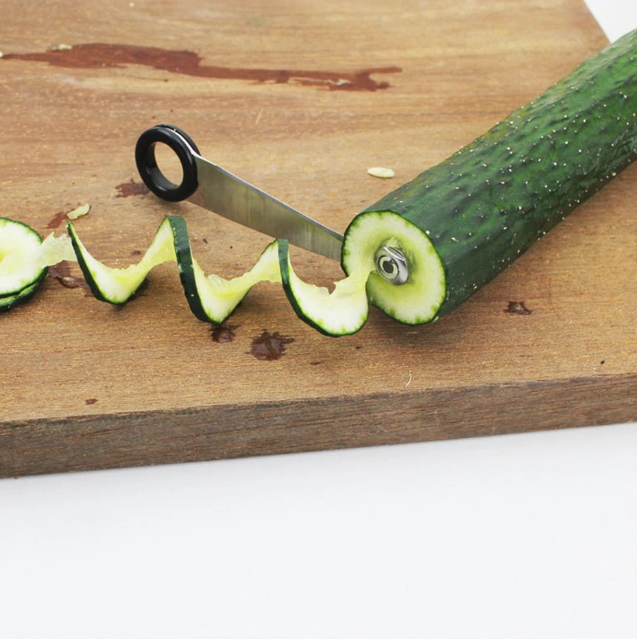1 pc Stainless Steel Spiral Potato Cutter Vegetable Twister Slicer gallery