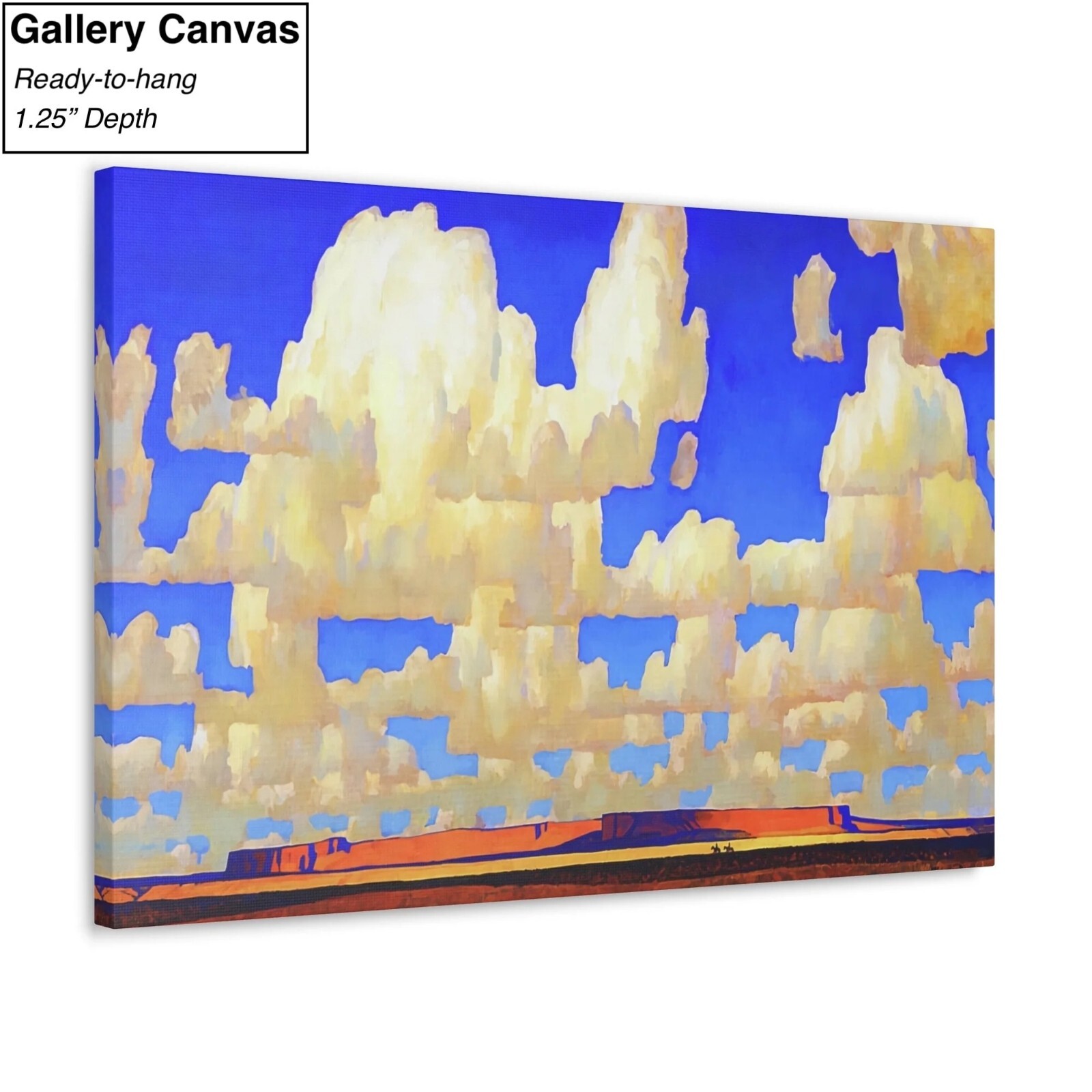 Maynard Dixon Cloud World Canvas/Poster Wall Art - Cloudscape Painting Print gallery