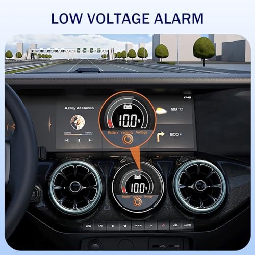 Blue IP67 Waterproof Battery Meter Monitor - 12V 24V 36V 48V 60V 72V 84V Digital gallery