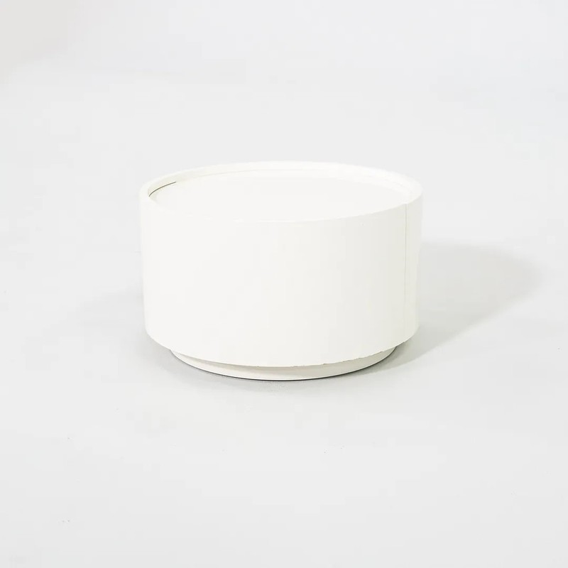 2020s Pair of Pianca Studio Dedalo Stackable Nightstands in Glossy White Finish gallery