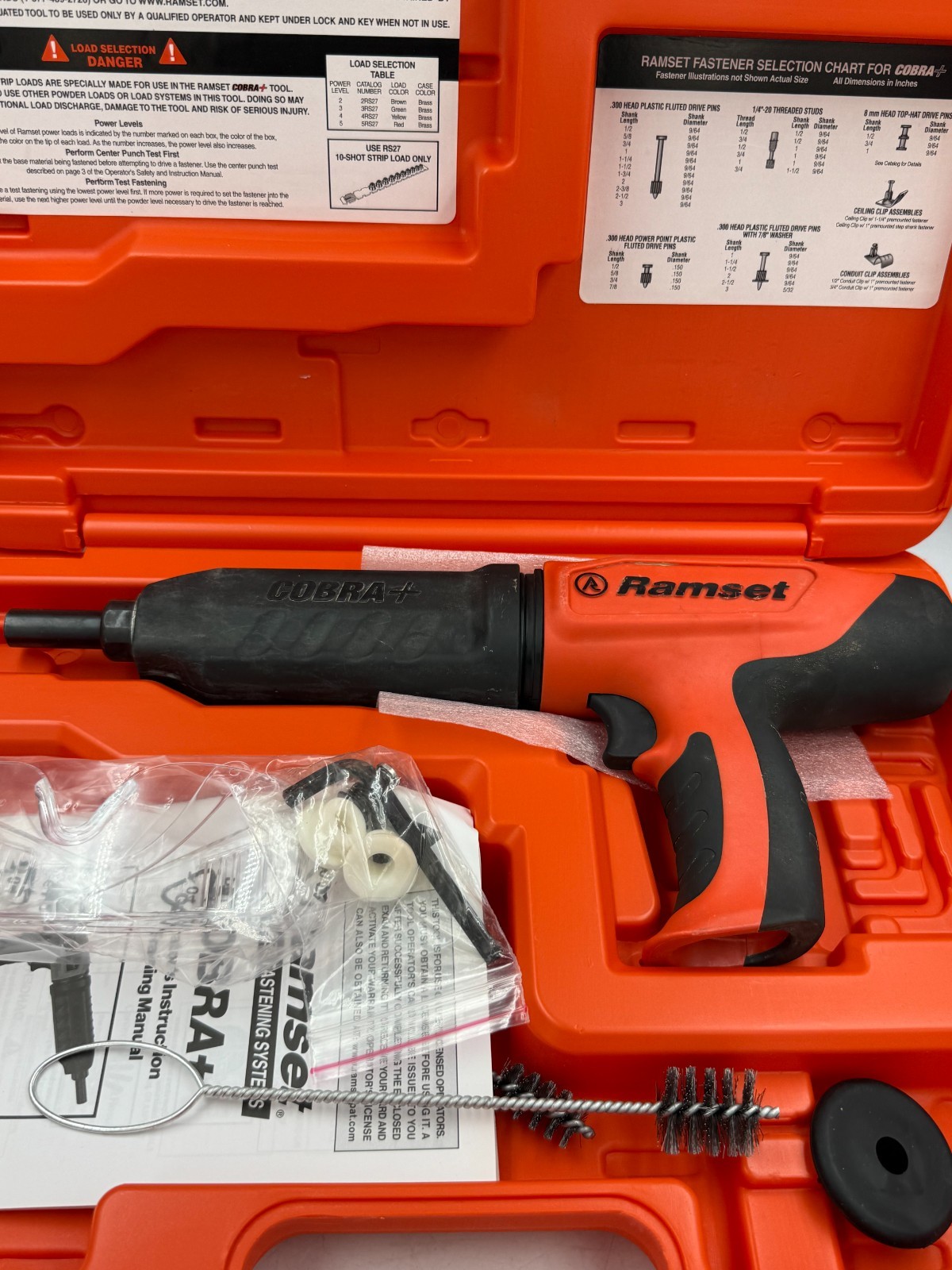 Ramset Cobra+ 0.27 Caliber Semi-Automatic Powder Actuated Tool Model 16944 gallery