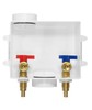 EFIELD Washing Machine Outlet Box , 1/4 Turn Brass Valves , 1/2" Crimp Pex Inlet gallery