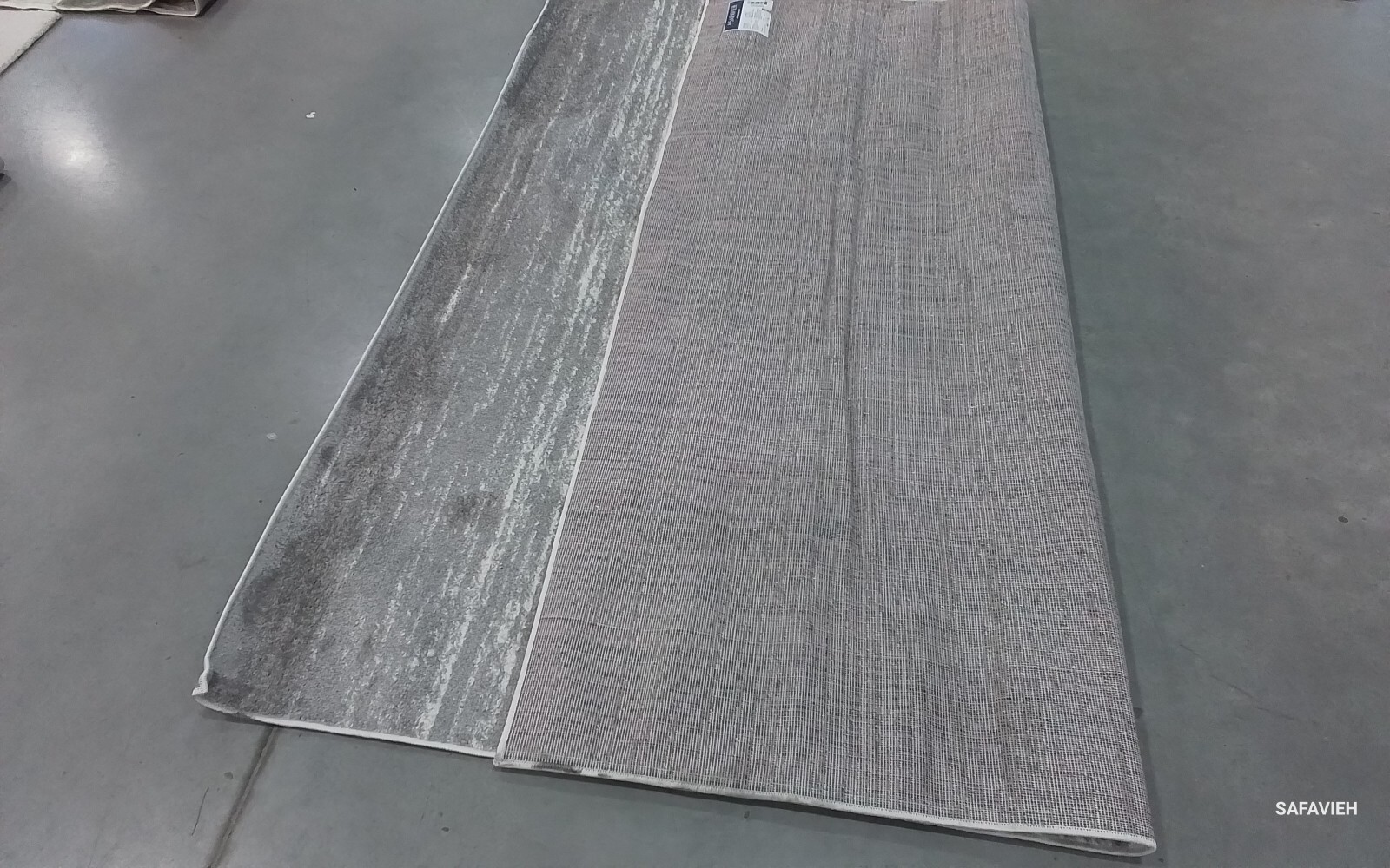 IVORY / SILVER 8'-0" x 8'-0" Stained Rug, Reduced Price 1172776218 ADR113B-8SQ gallery