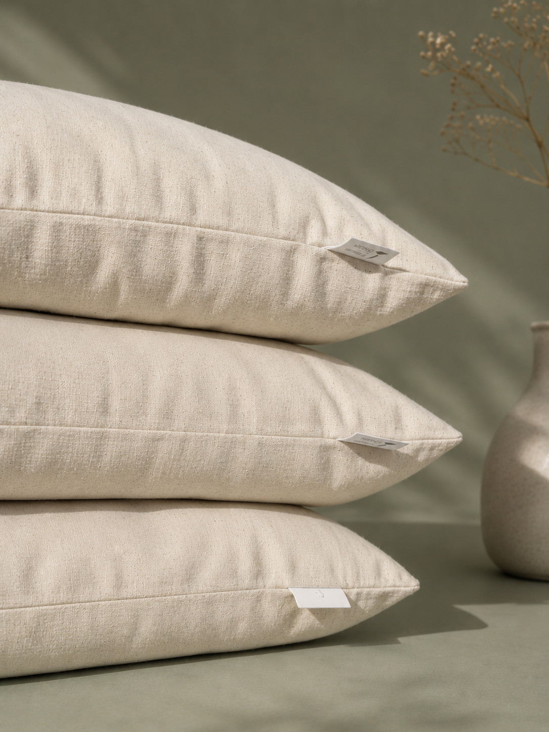 Premium Buckwheat Pillow Bundle – Queen + Japanese + Travel Size – Organic Fill gallery