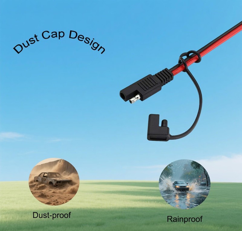 SAE to SAE Quick Disconnect Cable, 10 AWG Solar Panel Extension Connector, 1 ... gallery