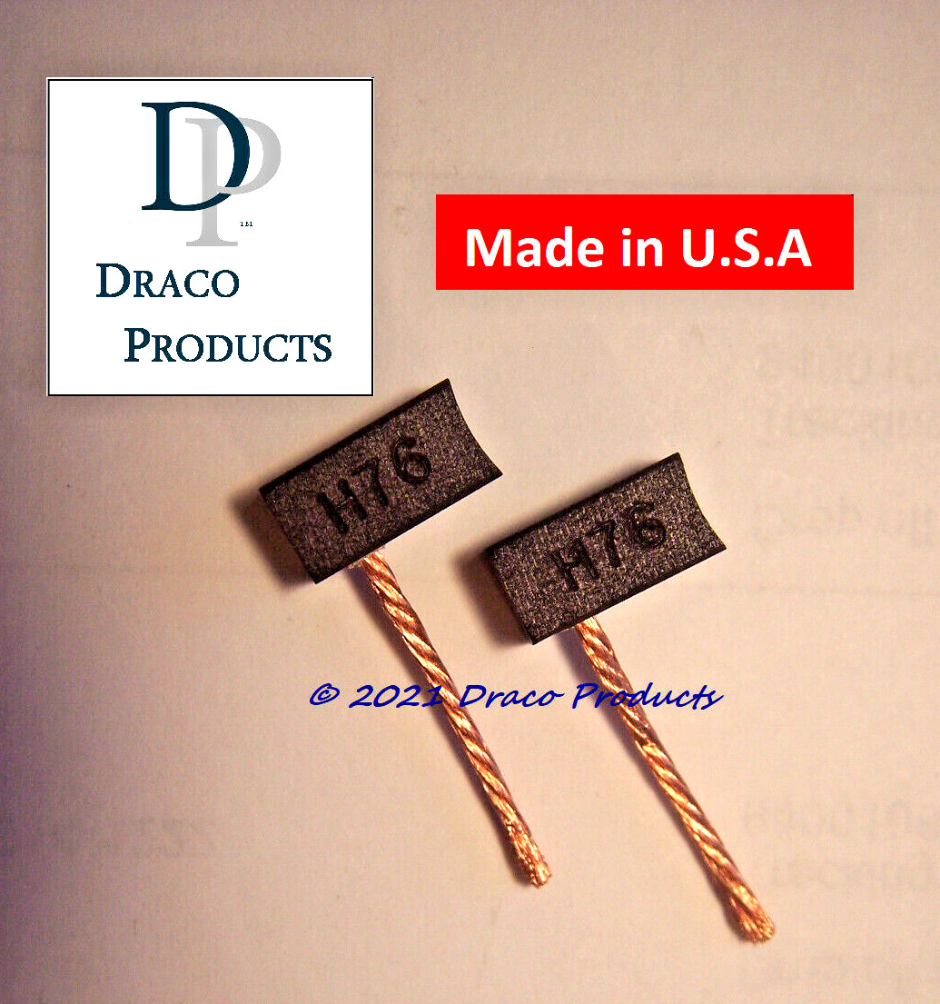 Set Replacement Motor Carbon Brush 13mm x 6.3mm x 6.3mm (1/2"x1/4"x1/4") gallery