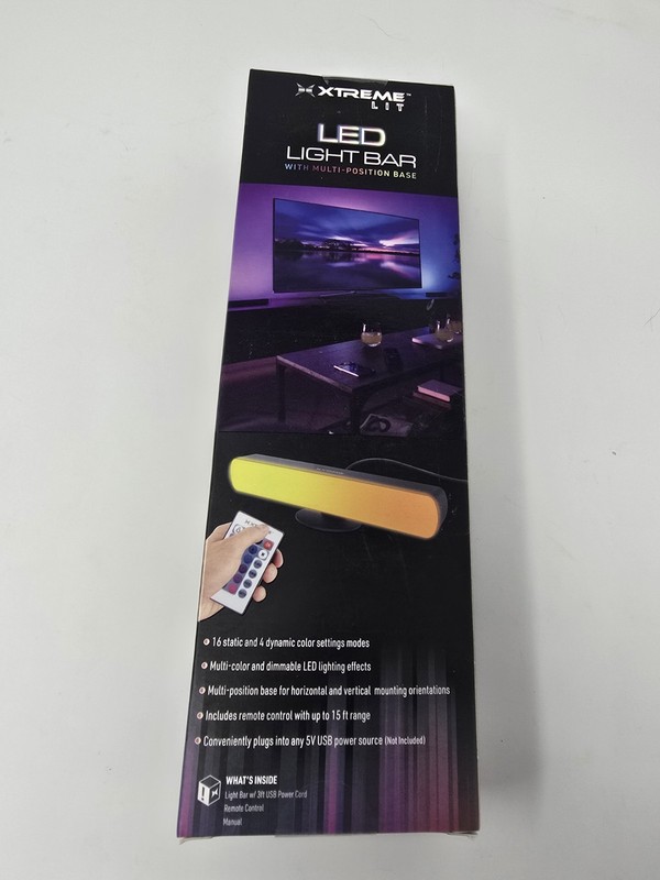 New LED LIGHT BAR with MULTI-POSITION BASE VERTICAL / HORIZONTAL MOUNTING remote gallery