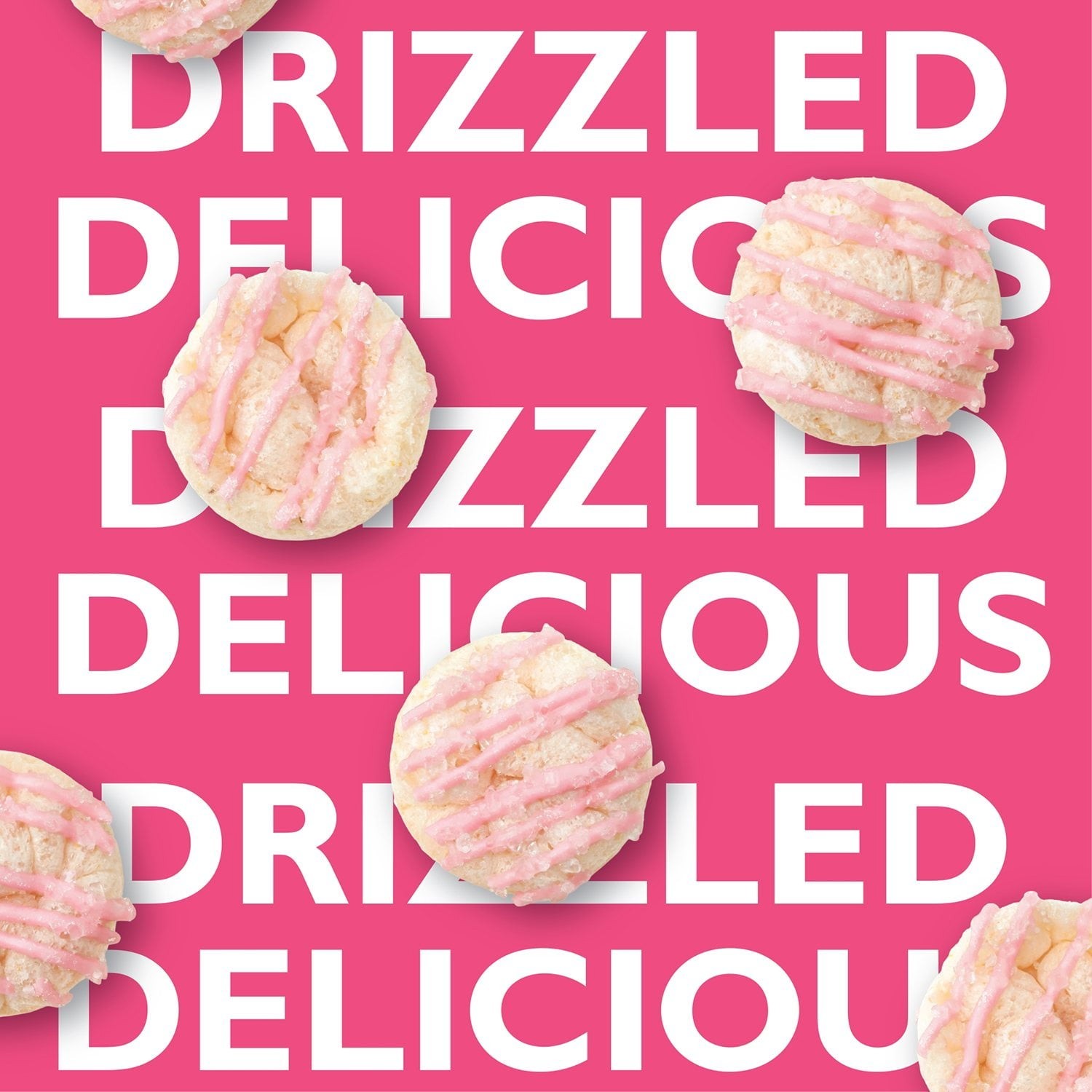 Drizzilicious Frosted Strawberry Bites Mini Rice Cakes Gluten Free Vegan 8oz gallery