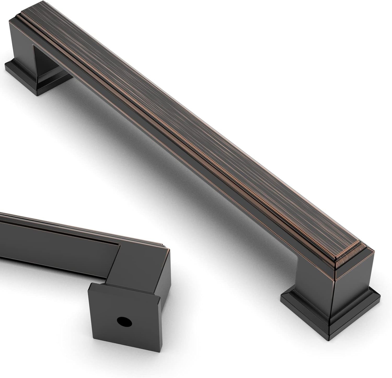 Oil Rubbed Bronze 5in (128mm) Drawer Handle Cabinet Pull (Pack of 10) gallery