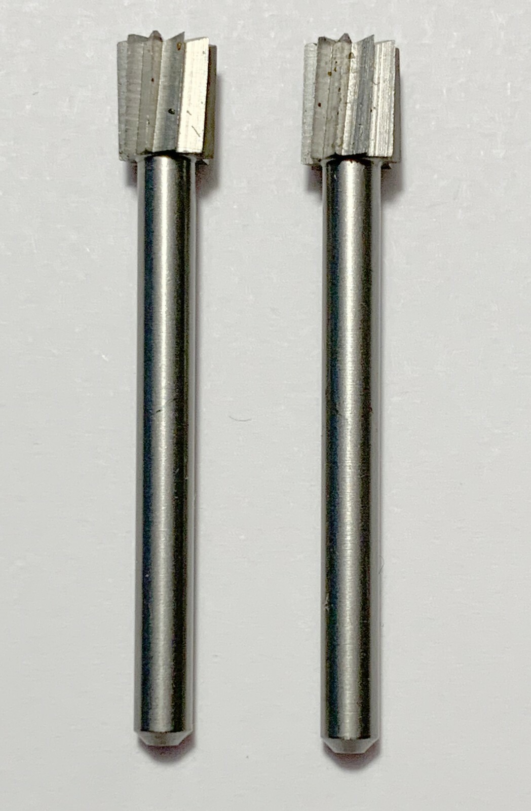 2 NEW DREMEL 196 HIGH SPEED STEEL CUTTERS 7/32" DIAMETER 1/8" SHANK HSS gallery