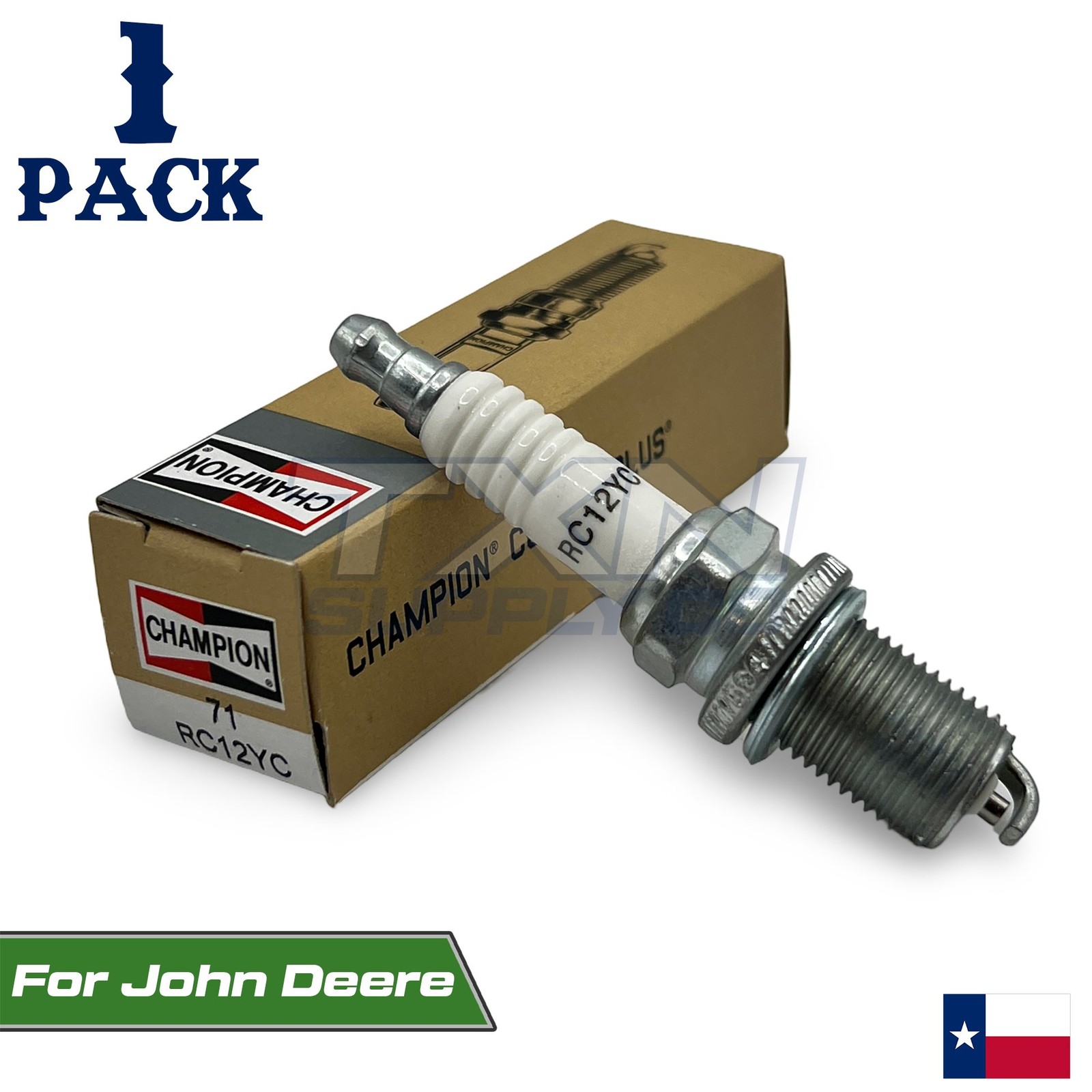 Champion 71 Spark Plug RC12YC - 1 Pack - For 71, 71-1, 711, 71ECO, 71F, 71G, RC1 gallery