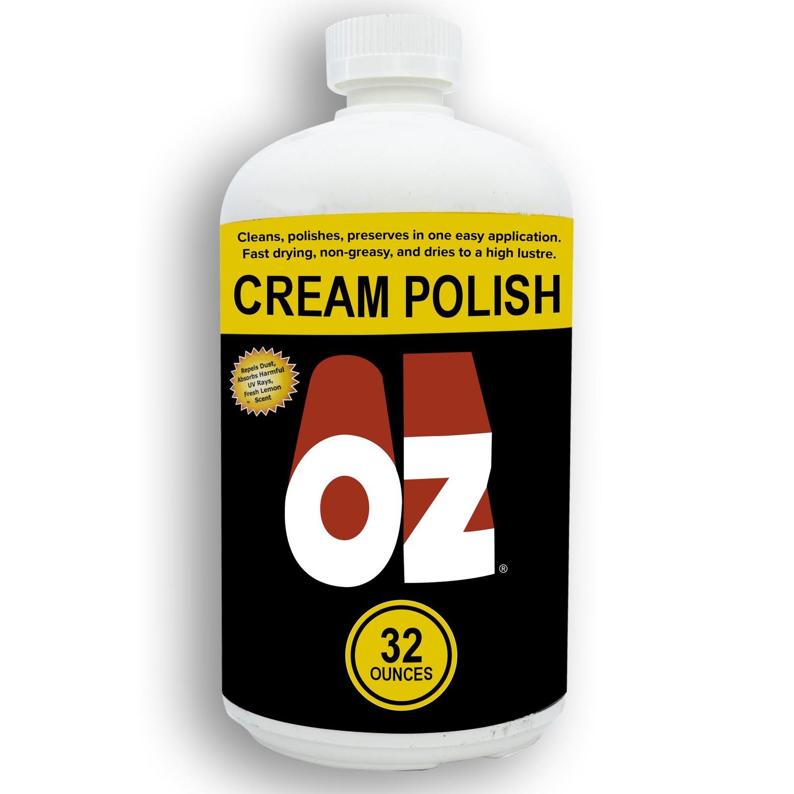 OZ Cream Polish 1 Quart - High-Quality Finish for Wood Surfaces gallery