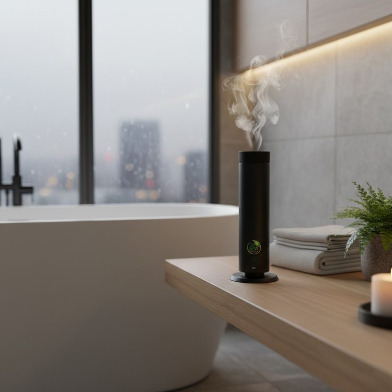 Dr. Biss VF120A Aroma Diffuser 200ml Large Capacity Aluminum Alloy Silent Black gallery