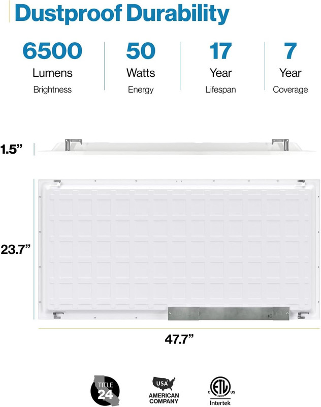 Sunco 2X4 LED Flat Panel Light Drop Ceiling Office Shop Commercial Warehouse Fix gallery