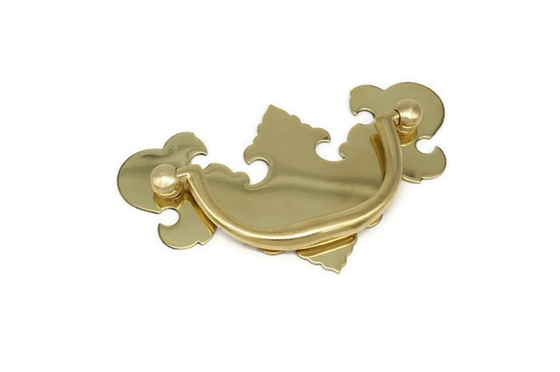 Chippendale Drawer Pull Antique Victorian Early American Drawer Pull 2 1/2" CC gallery