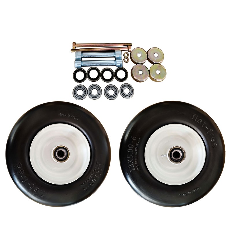 2Pack Front Solid Wheel Tire No Flat Puncture For Exmark Lazer Toro 13x5x6--QP gallery