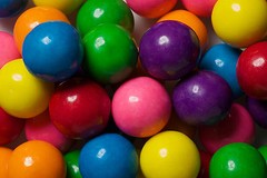 Double Bubble One Inch Gumballs Assorted Flavors 8 Pounds GUM BALLS 1 inch FRESH
