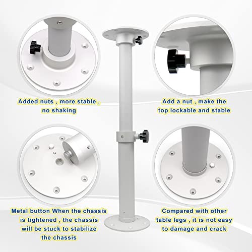 Adjustable Table Pedestal Detachable Table Base Stand Leg Base Mount Kit gallery
