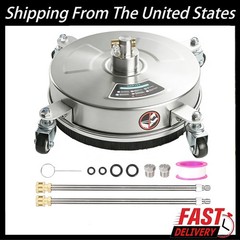 14″ Pressure Washer Surface Cleaner with 4 Wheels for Patio & Driveways,4000 PSI