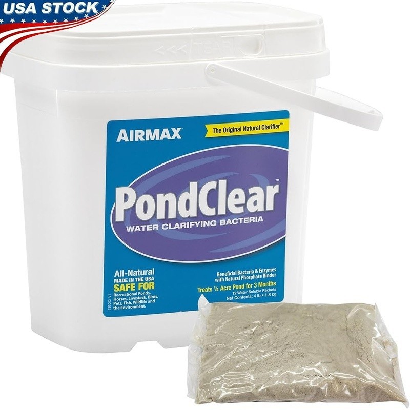 Natural Pond Water Clarifier Bacteria Enzyme Packets EcoBoost Clear Solution New gallery