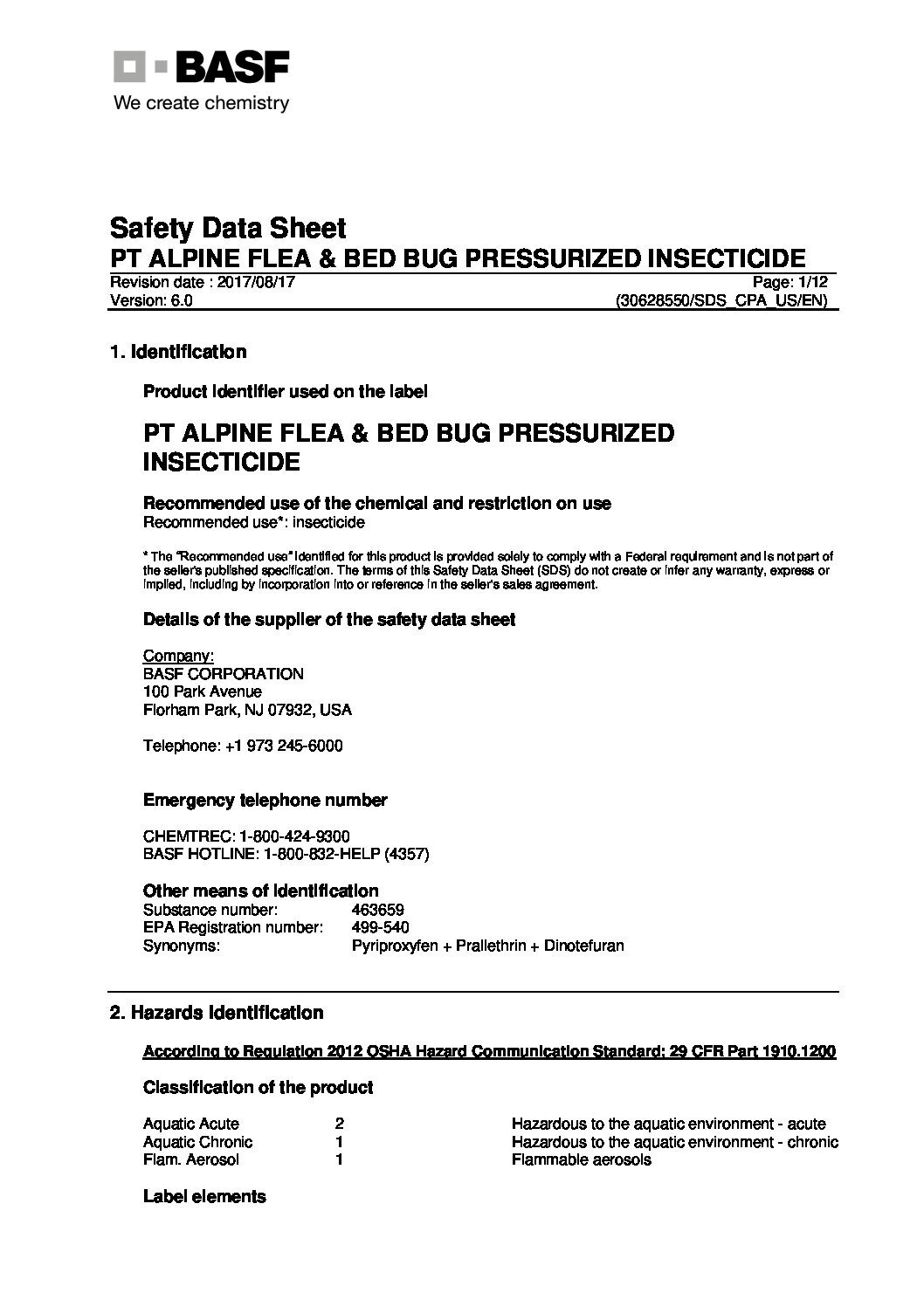 BASF PT Alpine Flea & Bed Bug Insecticide - 14 Oz. gallery