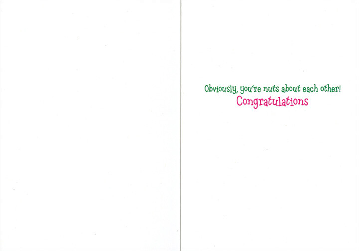 Chipmunk Bride And Groom Funny Wedding Card - Greeting Card by Avanti Press gallery