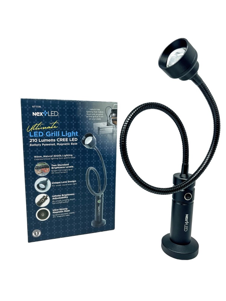Ultimate BBQ Grill Light, 24 Inch Flexible Neck with a Strong Magnetic, NextLED