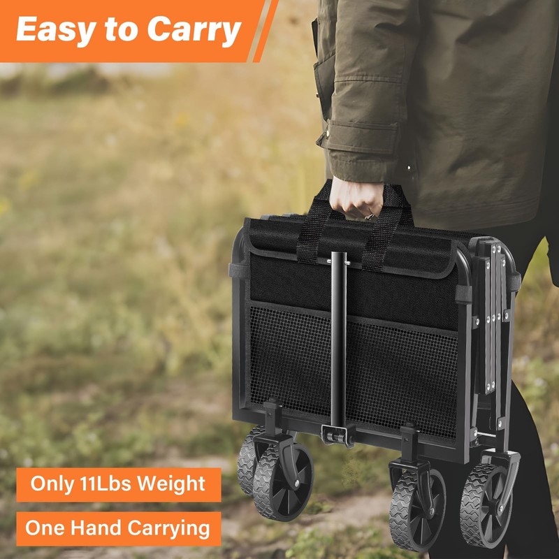 Wagons Carts Foldable Collapsible Wagon — Multi-Use Folding Utility Wagon Car... gallery