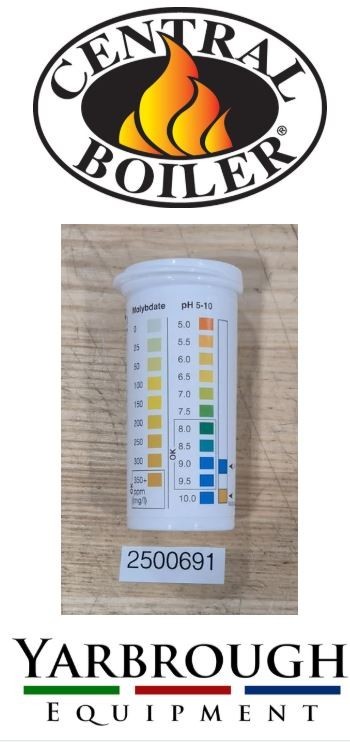 CENTRAL BOILER, OEM, MOLYARMOR PH TEST KIT, VIAL OF 25 STRIPS - #2500691 gallery