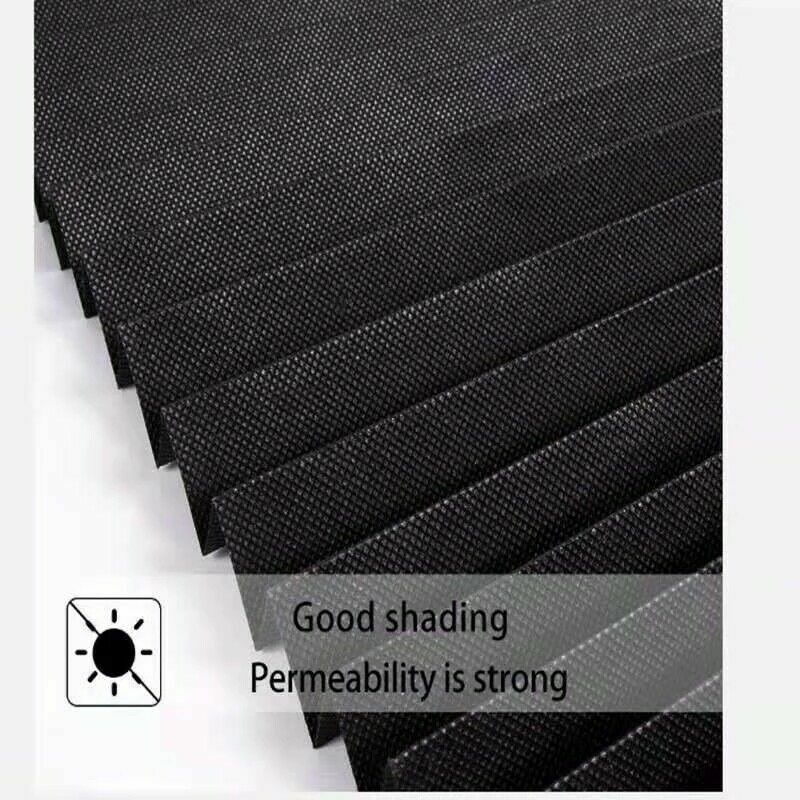 Pleated Window Paper Shades Light Filtering Blinds UV Half Blackout Curtain gallery