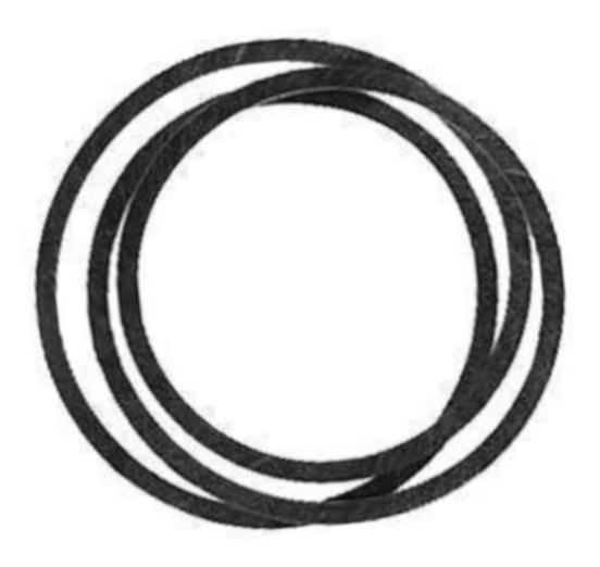 Replacement BELT MTD ENGINE TO DECK 1/2" X 60.5" 754-0497
