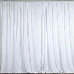 Polyester Backdrop Drapes Curtains Panels w/ Rod Pockets-Wedding Ceremony Party