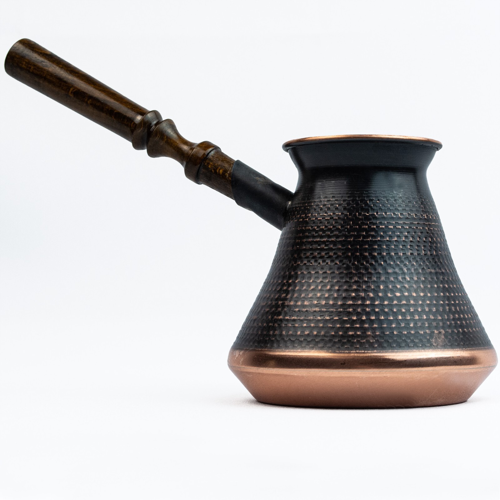 Handmade Armenian Coffee Pot Copper Jazva Makers Ararat Wooden Handle gallery