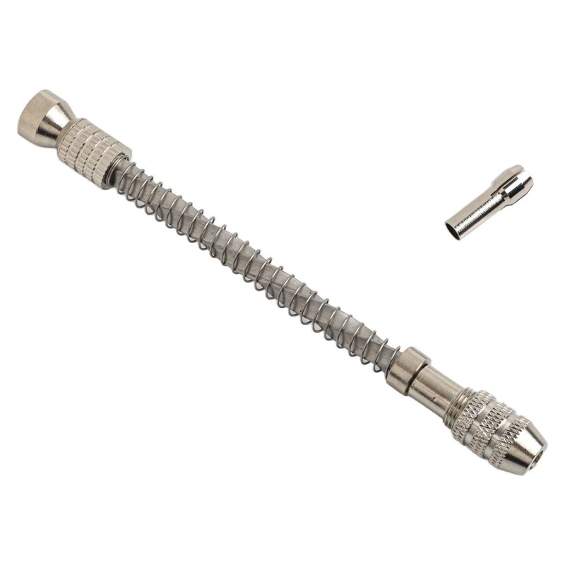 Bit Hand Drill Manual Multi-Tool Semi-Automatic Silver Tools Woodworking gallery