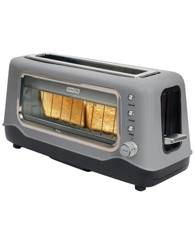 Dash Clear View Toaster Grey gallery