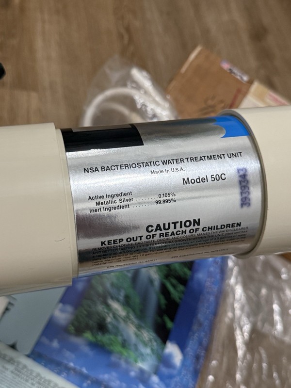 NSA Water Filter Model 50C Bacteriostatic Water Treatment System Unit - New gallery