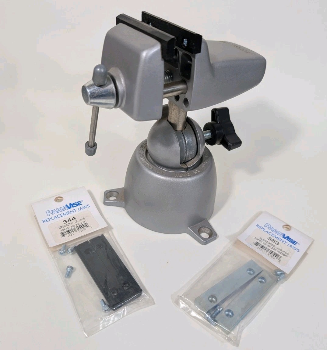 Panavise Bench Vise 2-1/2" Multi-Angle with Stationary Base USA gallery