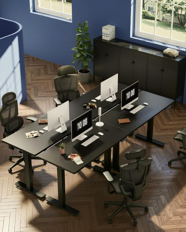 Electric Adjustable Standing Desk, 48"x24", 4 Memory Presets, 176 LBS Capacity gallery