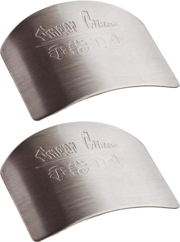 304 Stainless Steel Finger Protector Set - Essential Kitchen Safety Tool, 2PCS gallery