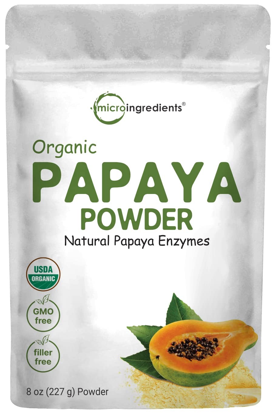 Micro Ingredients Organic Papaya Fruit Powder, 8 Ounce, 8 Ounce (Pack of 1) gallery