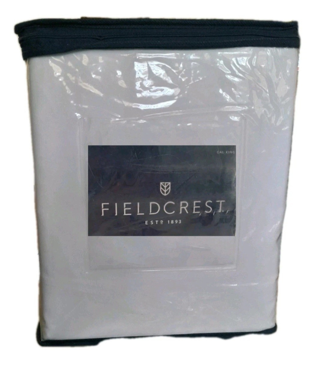 NEW FIELDCREST CALIFORNIA KING SIZE SHEET SET WHITE 100% SUPIMA COTTON 290 COUNT gallery