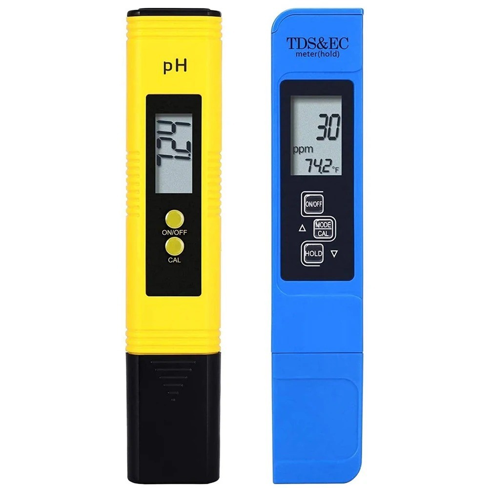 2Pcs Digital LCD PH Meter Pen +TDS EC Water Purity PPM Temperature Tester_Tool gallery