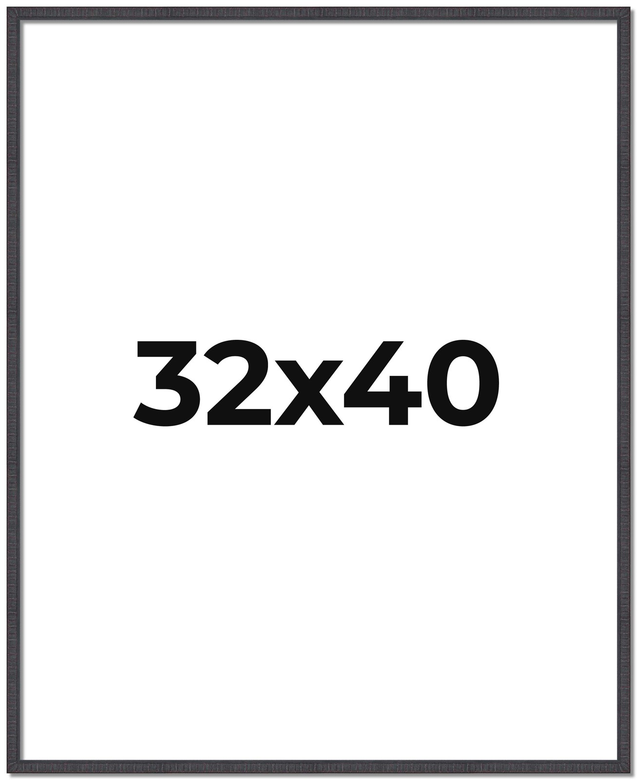 32x40 Frame Brown Picture Frame Modern Photo Frame UV Acrylic, Acid Free Backer gallery