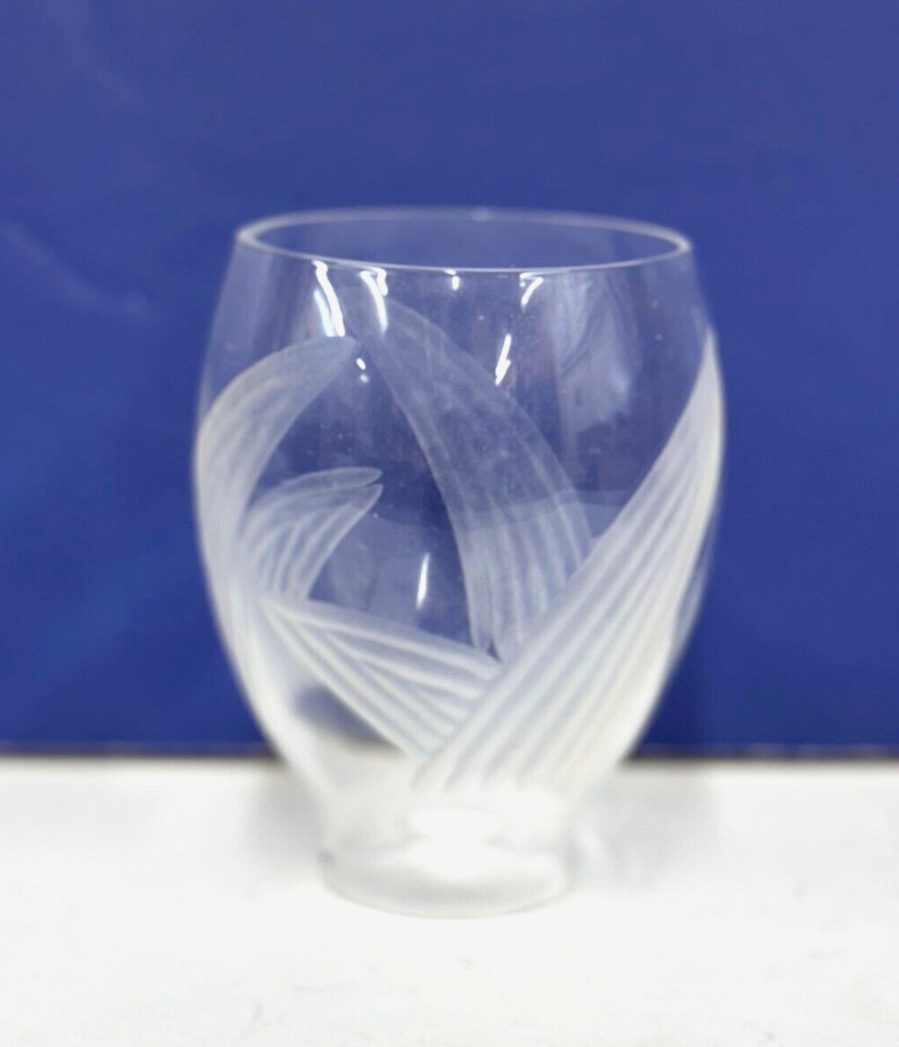 Quorum 2.25" Fitter Crystal Cut Wingtip Clear & Frosted Fan Glass Shade NEW 2686 gallery