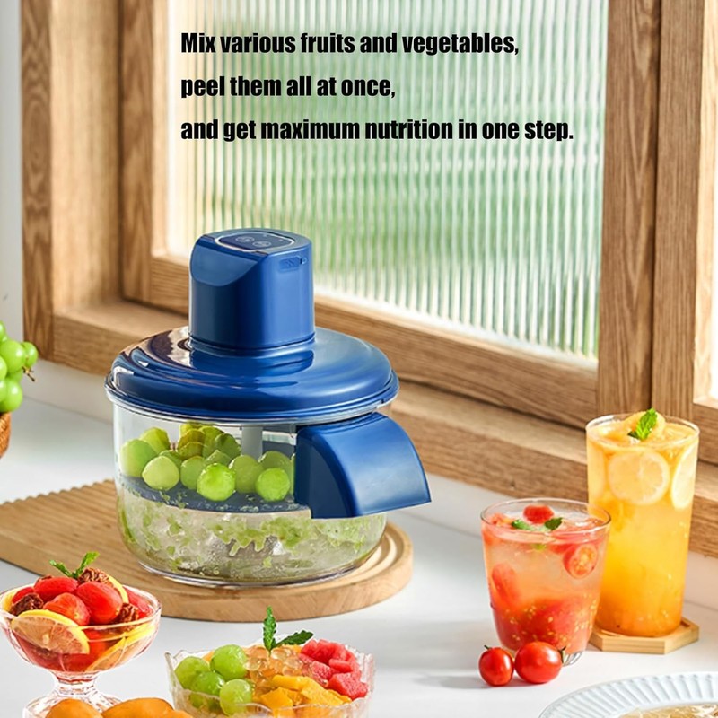 Automatic Fruit Peeler Electric Grape Peeling Machine for Restaurant Picnic Home gallery