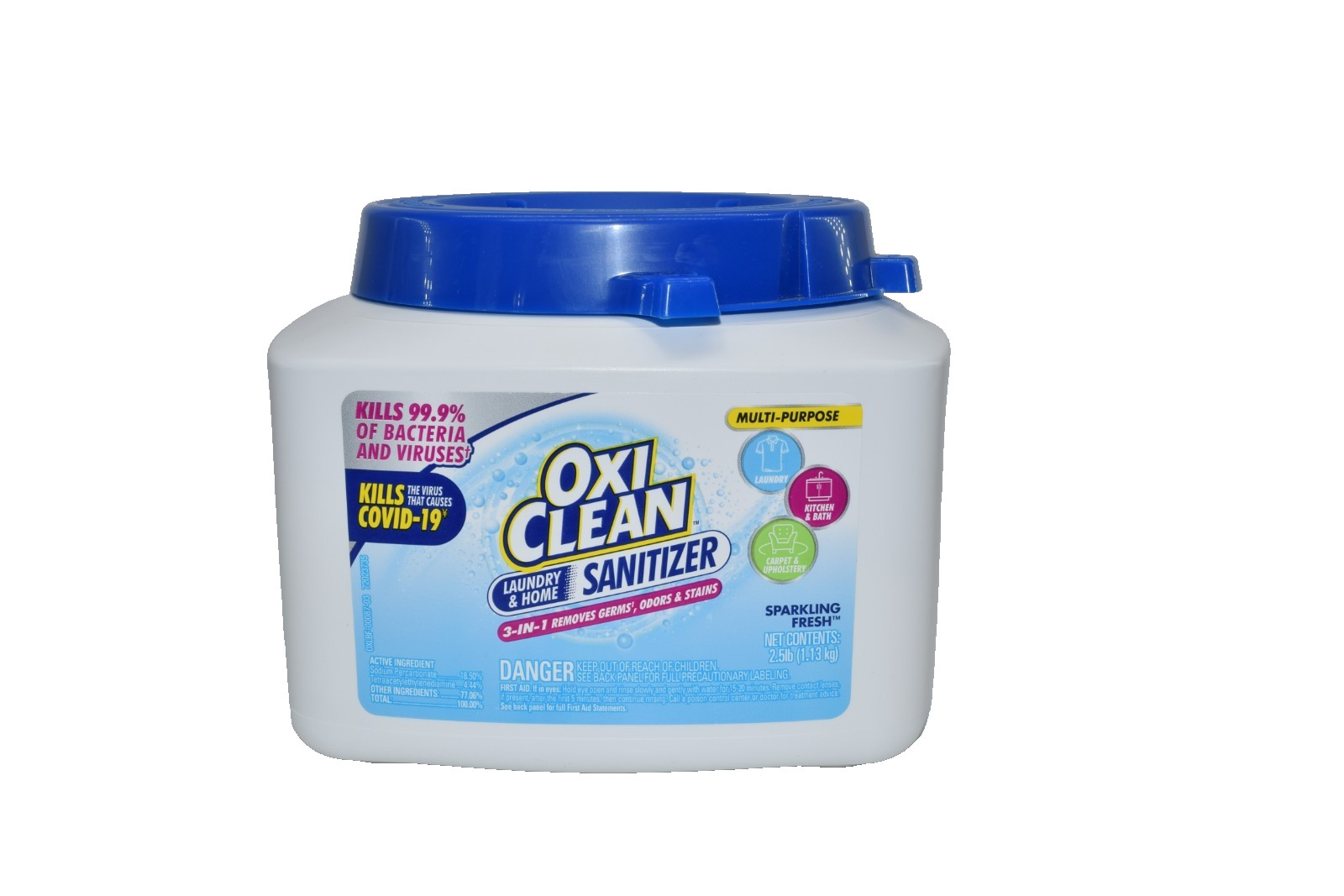 OxiClean Sparkling Fresh Laundry & Home Sanitizer 2.5lb New Discontinued gallery