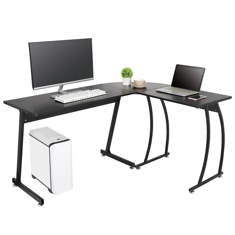 Corner Desk L-Shape Computer Desk Gaming Laptop Table Workstation Office Indoor
