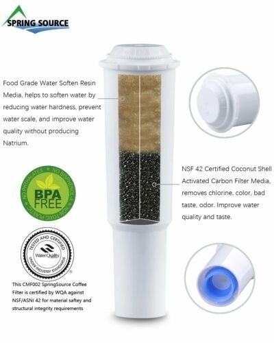 3-Pack Spring Source CMF002 Coffee Machine Water Filter Replacement For Jura... gallery