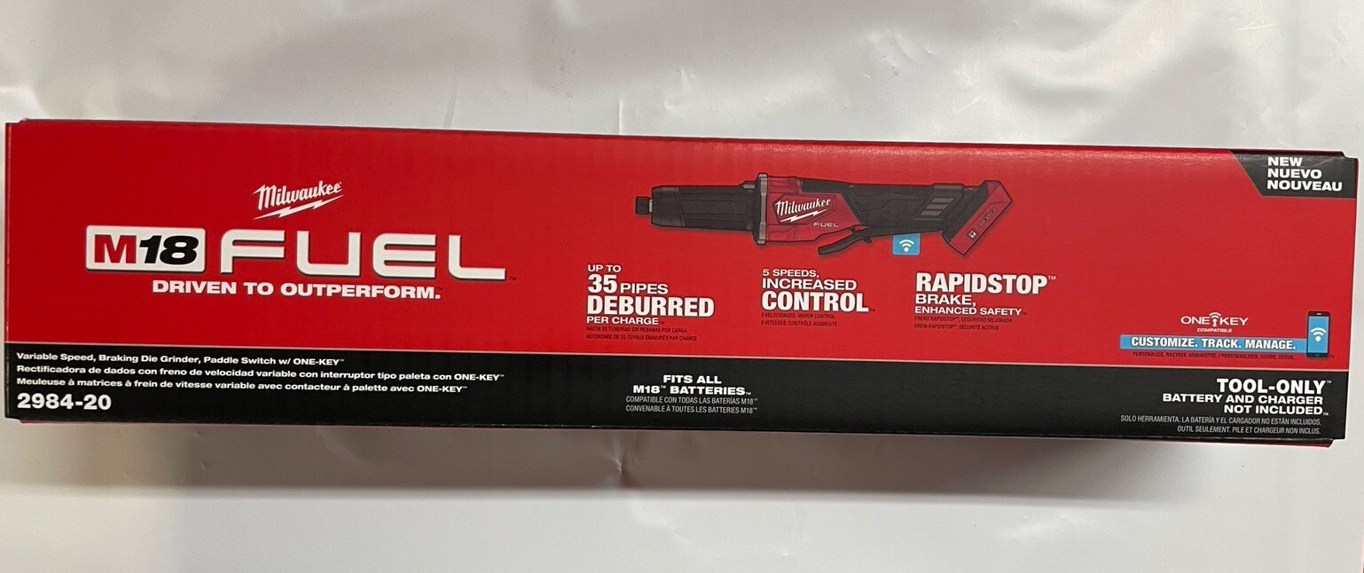 Milwaukee 2984-20 M18 Variable Speed Breaking Die Grinder NEW gallery