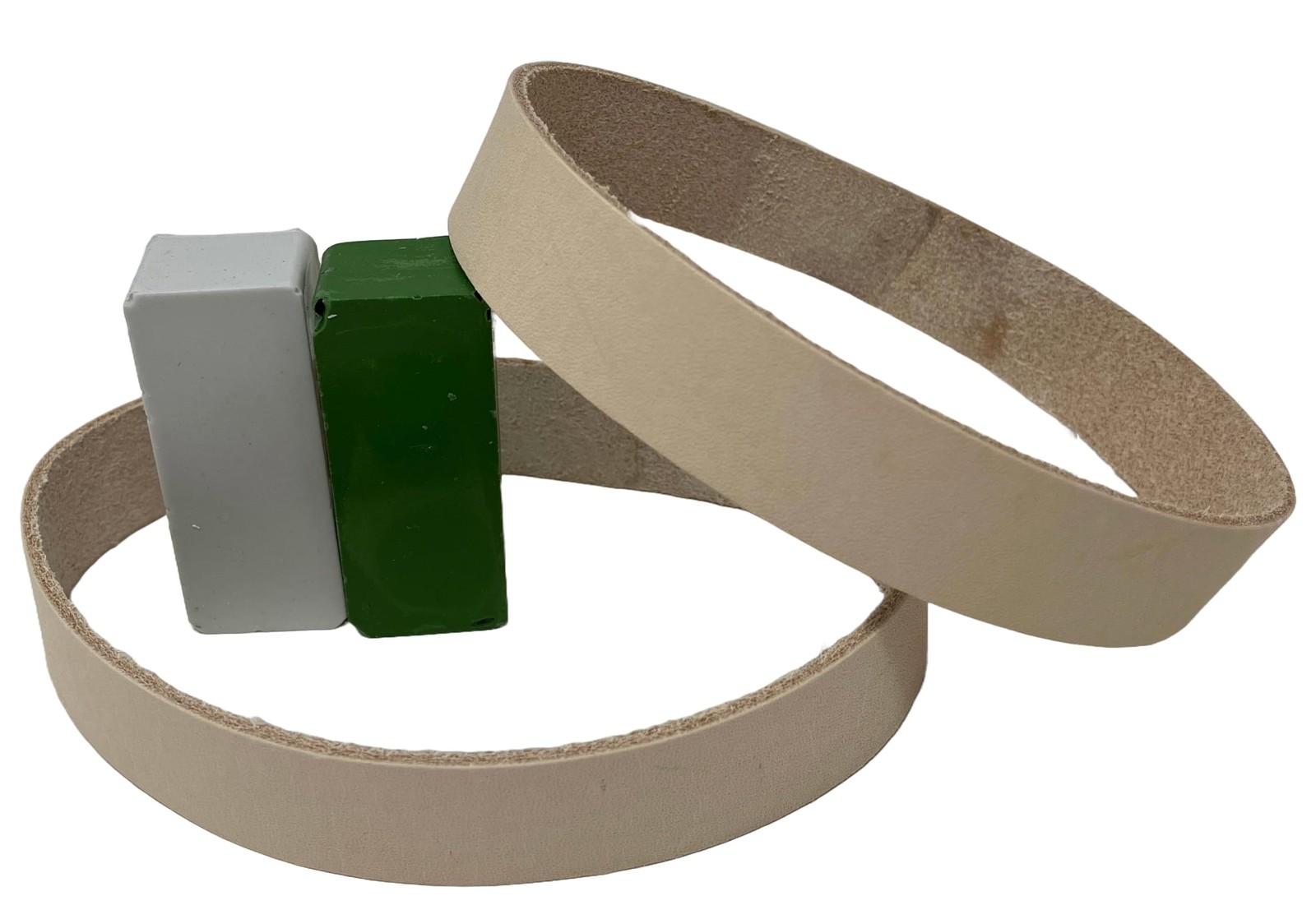 3/4X12 Inch 2 Pack Leather Honing Polishing Belt Super Strop with White and G... gallery
